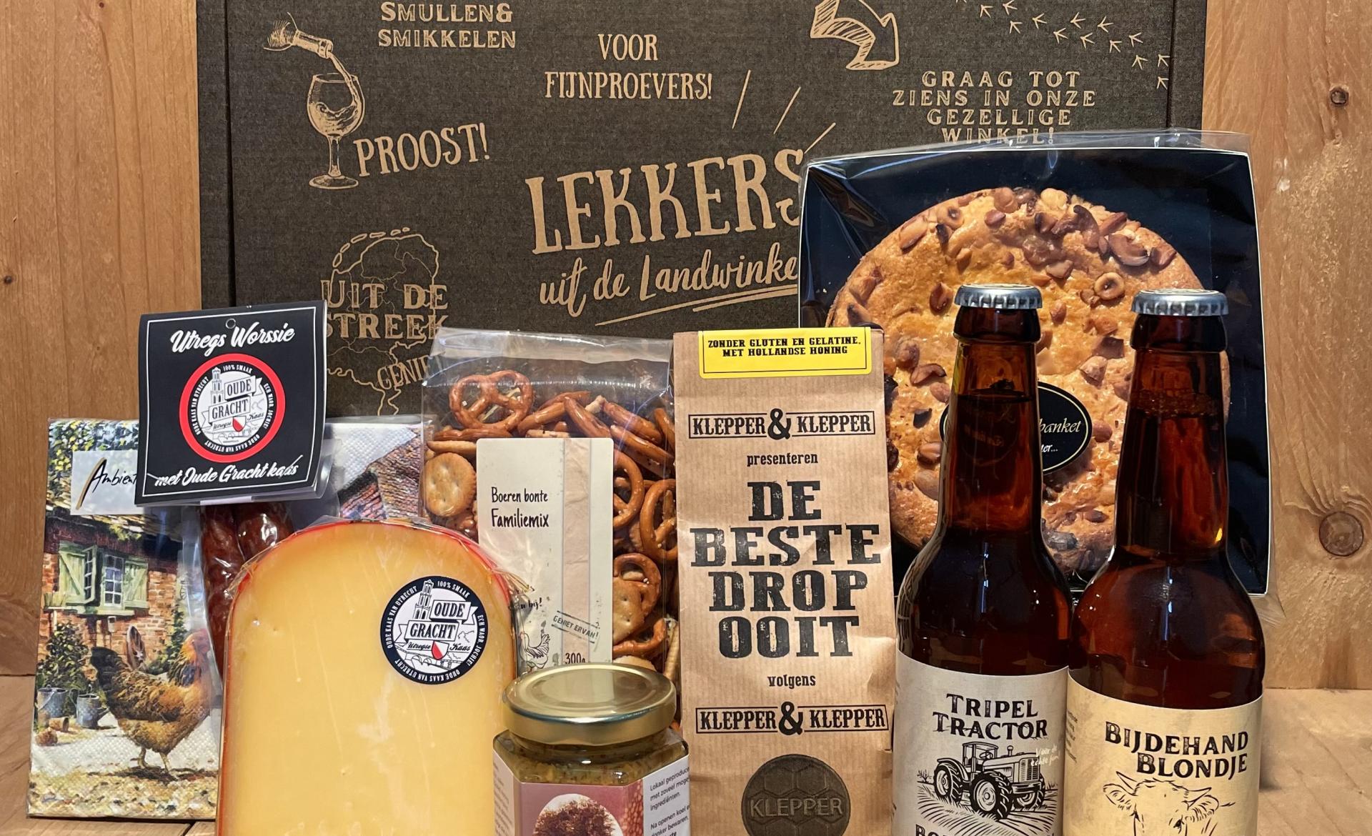 Borrelpakket in kofferdoos